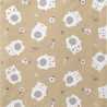 Soft Knit GUGEO2 Camel / White
